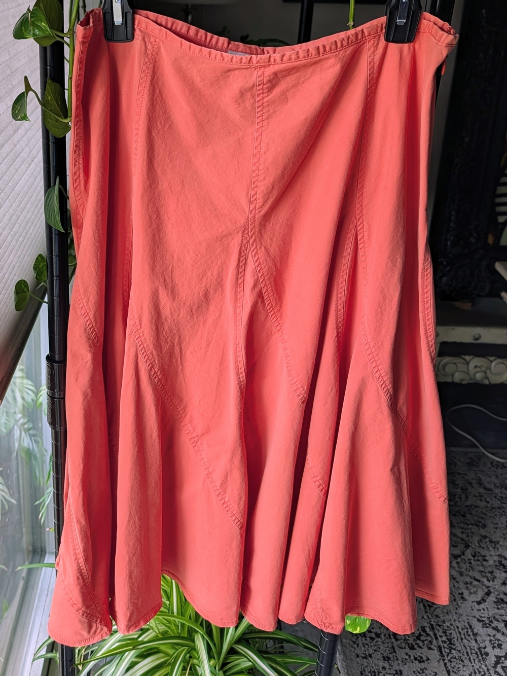 Covington Coral A-Line Skirt SZ 14